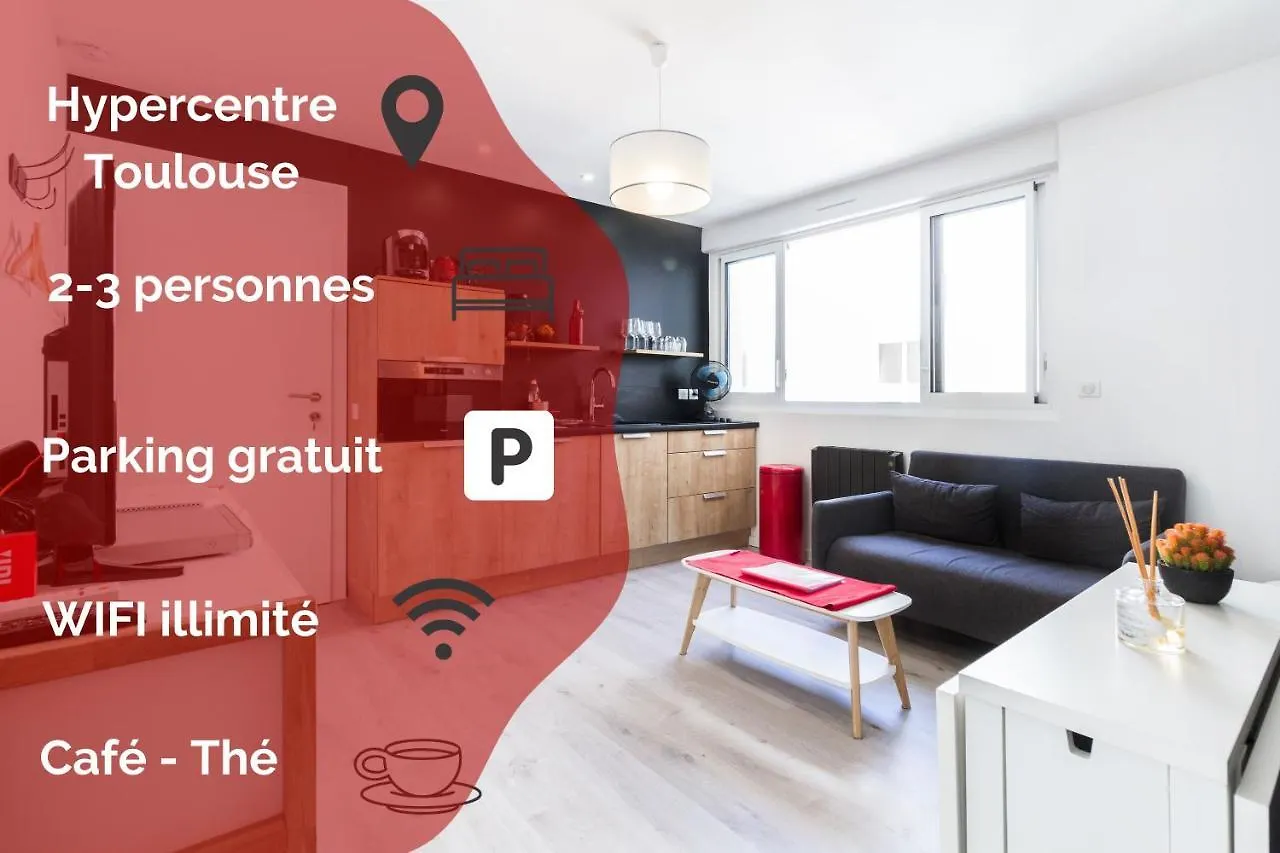 Le Bayard Jaune - Parking & Gare Sncf Toulouse France
